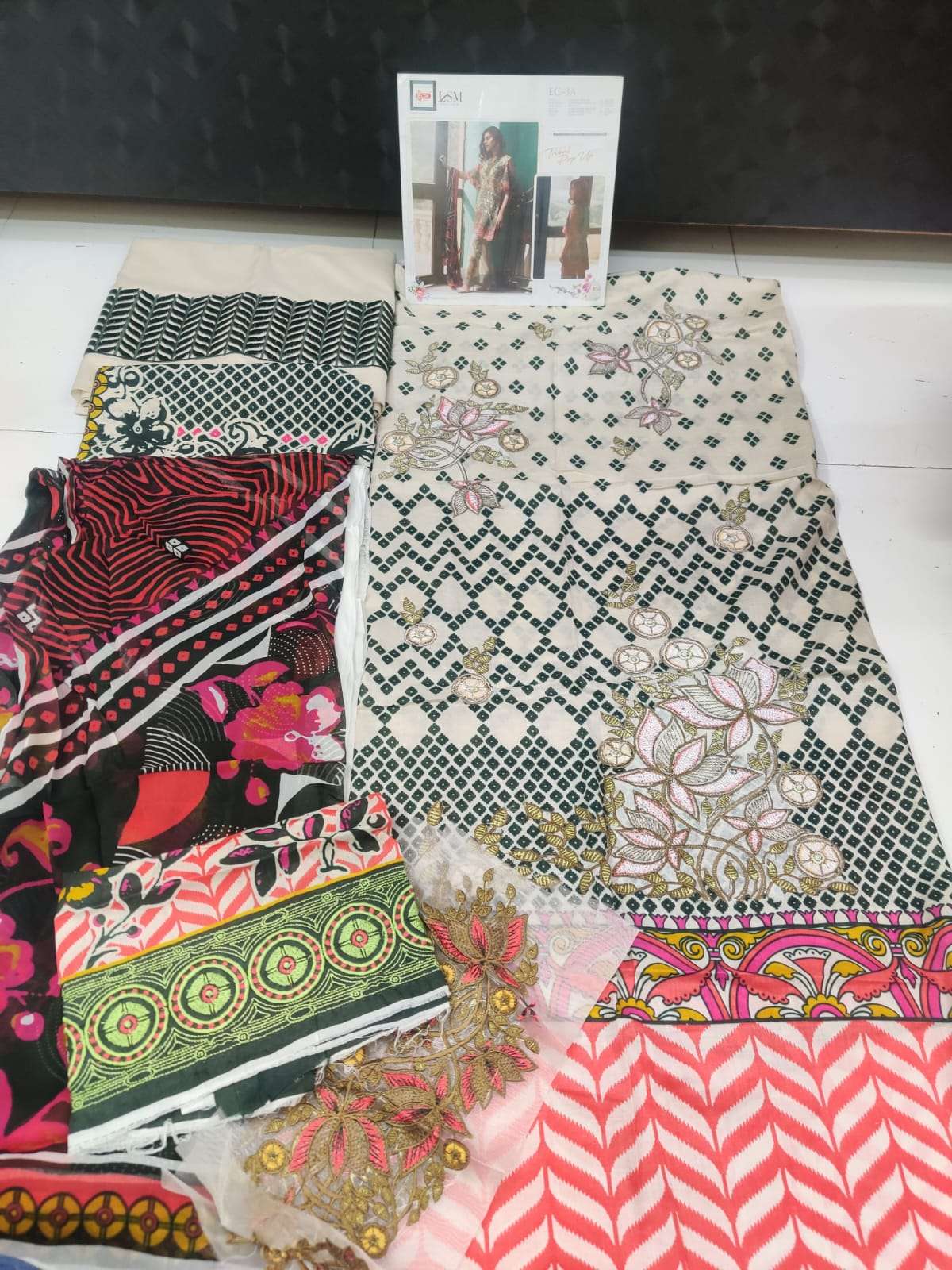 Lsm Embroidered Lawn Collection by LSM